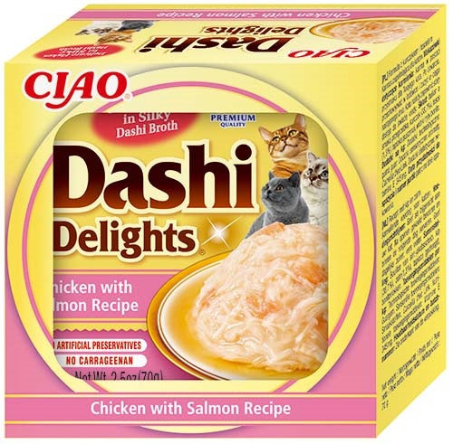 Ciao Dashi pentru pisici cu Pui si Somon