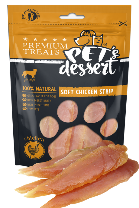 Pet's Dessert Dog Soft Chicken Strips LSC-01
