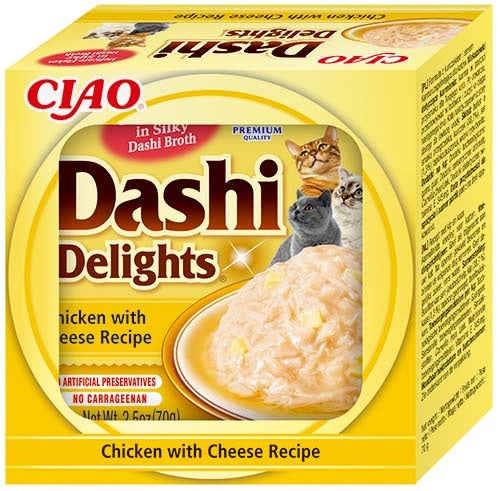 Ciao Dashi pentru pisici cu Pui si Branza