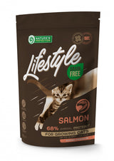 Nature's Protection Lifestyle Grain Free Kitten cu Somon