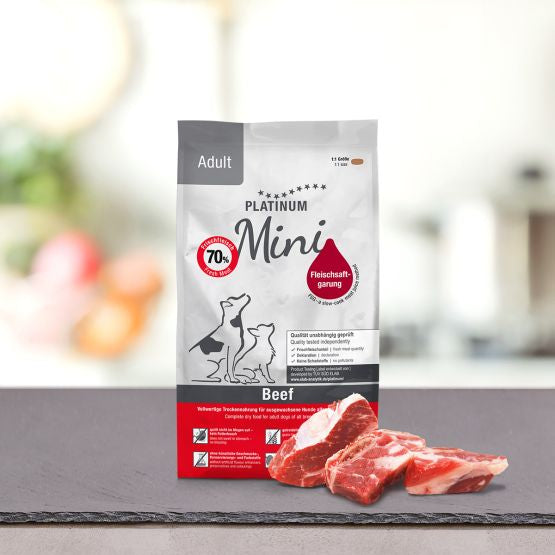 Platinum Dog Adult Mini cu Carne de Vita 900 Gr