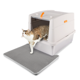 Afp Go Fresh Cat Litter Box din Otel Inoxidabil