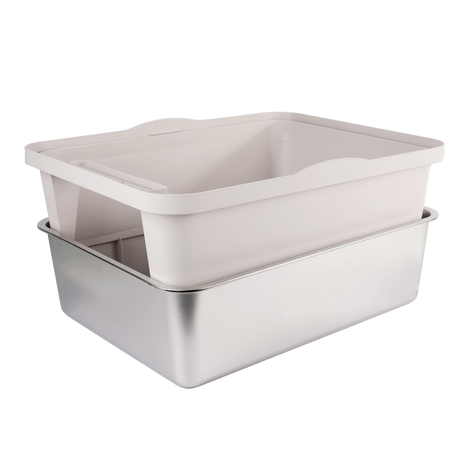 Afp Go Fresh Cat Litter Box din Otel Inoxidabil