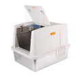 Afp Go Fresh Cat Litter Box din Otel Inoxidabil