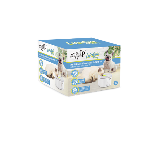 Afp Lifestyle 4 Pets Fantana cu UV pentru Caini si Pisici