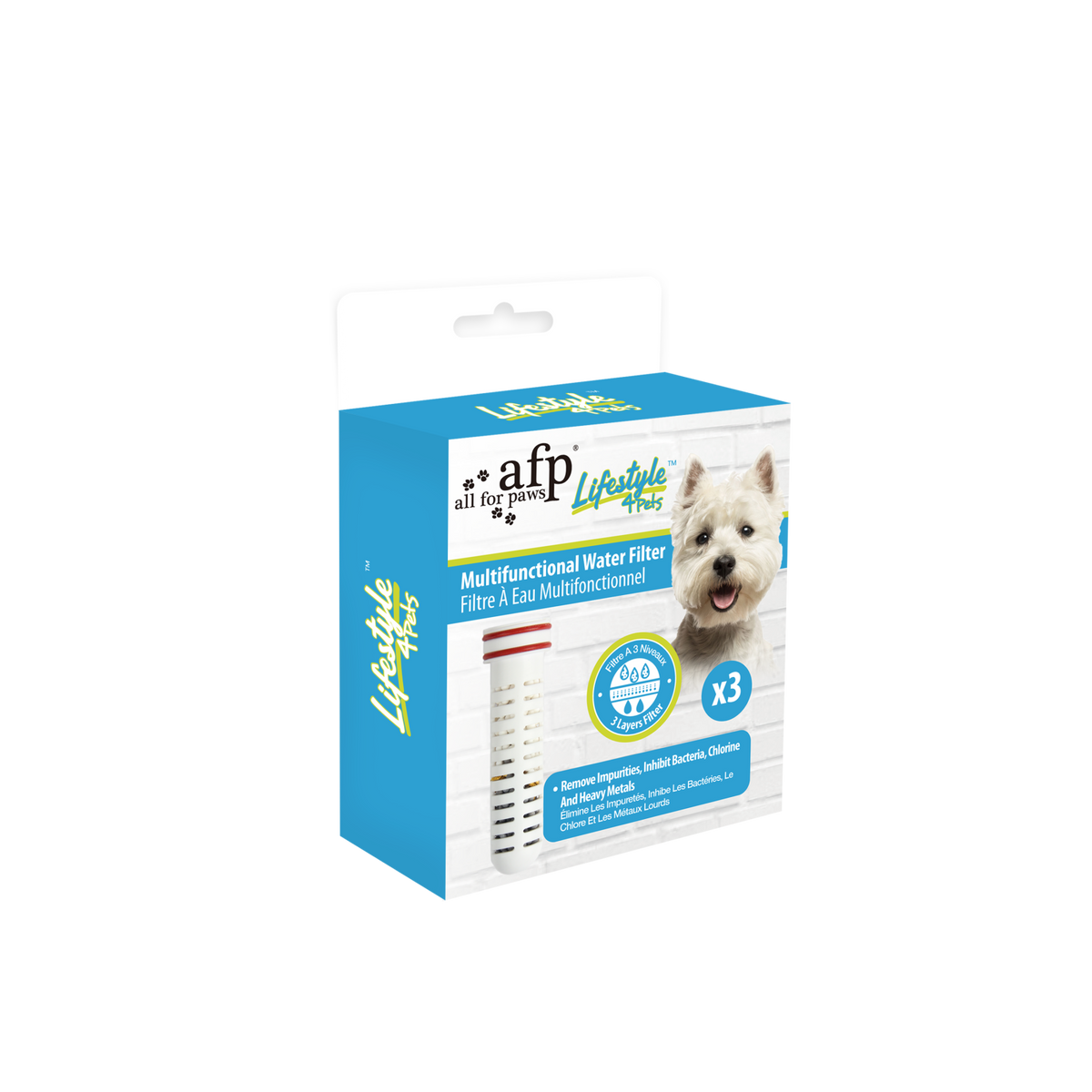 Afp Lifestyle 4 Pets Filtru Multifunctional de Rezerva pentru Fantana de Apa