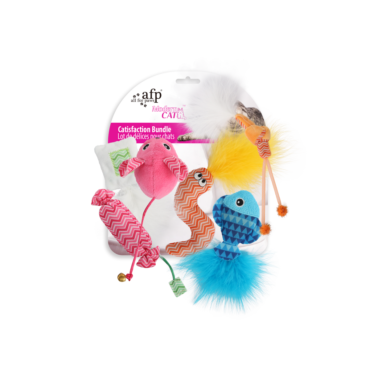 Afp Modern Cat Delight Bundle Set 6 Jucarii pentru Pisici
