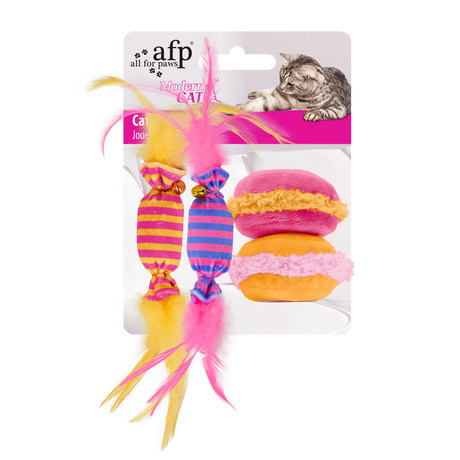 Afp Modern Cat Sweet Dessert Platter Set 4 Jucarii pentru Pisici