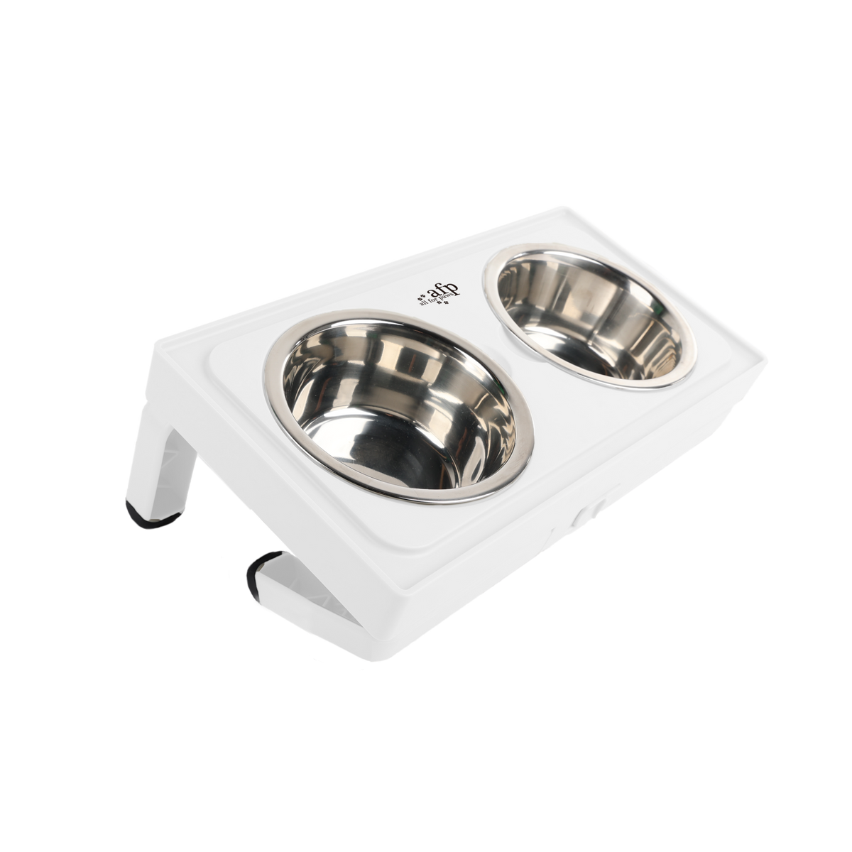All for Paws Adjustable Double Feeder cu Doua Boluri 2x750 ML
