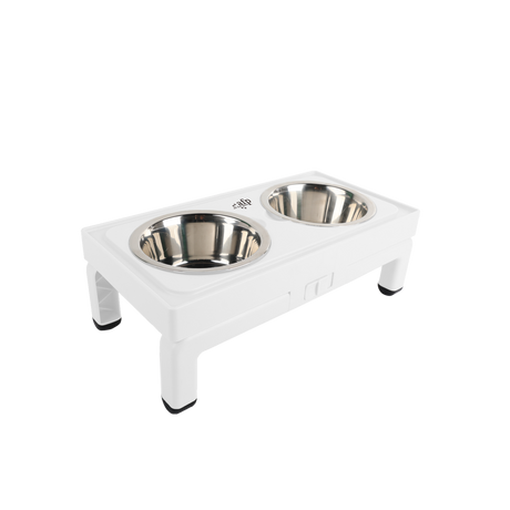 All for Paws Adjustable Double Feeder cu Doua Boluri 2x750 ML