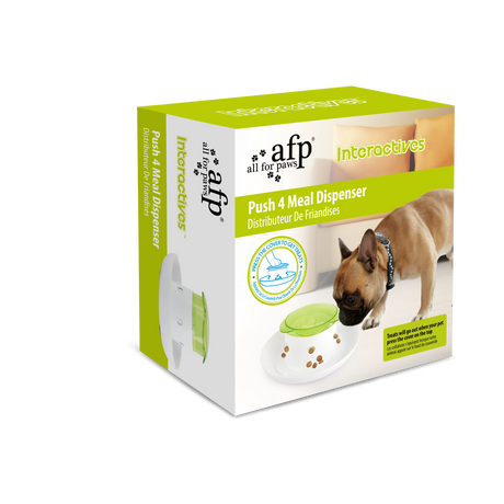 Afp All for Paws Dispenser Interactiv Dog Push 4 Meal - imagine 1