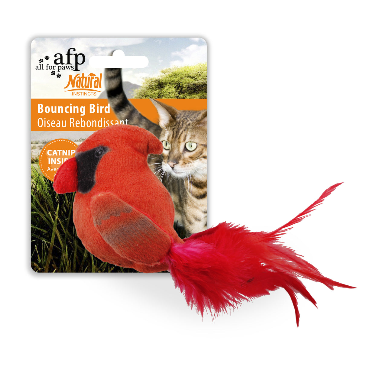 Afp All for paws Jucarie Bouncing Bird pentru Pisici - imagine 3