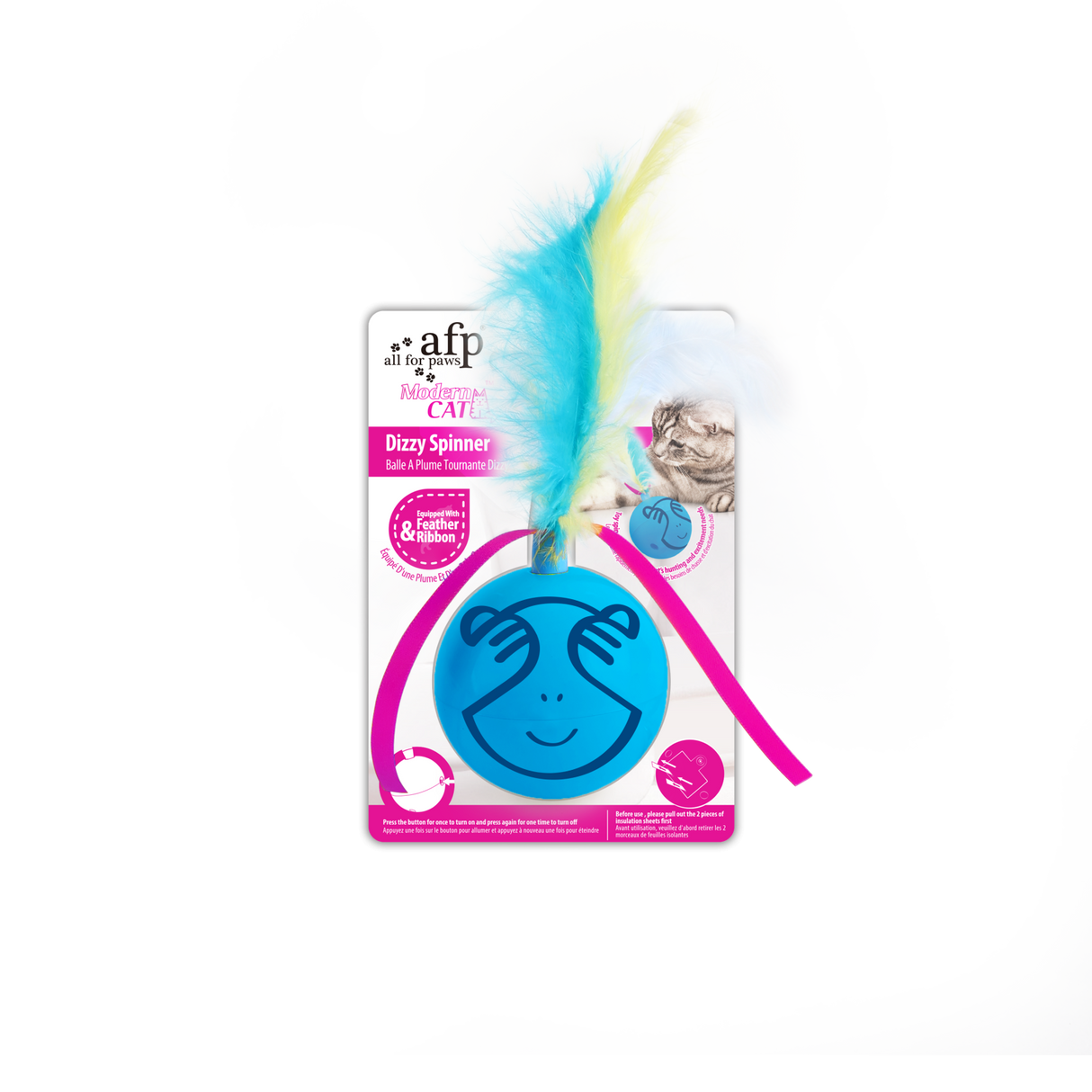 Afp All for Paws Jucarie Dizzy Spinner pentru Pisici - imagine 1