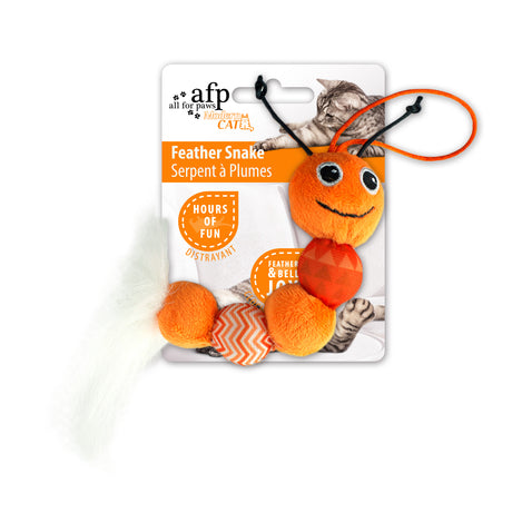 Afp All for paws Jucarie Feather Snake pentru Pisici - imagine 1