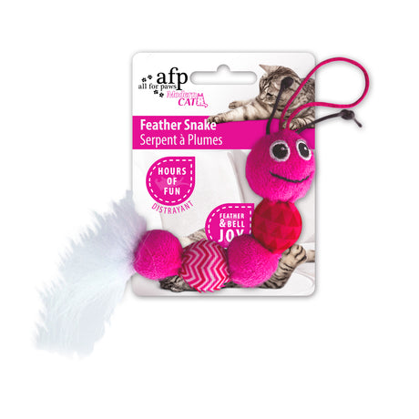 All for paws Jucarie Feather Snake pentru Pisici