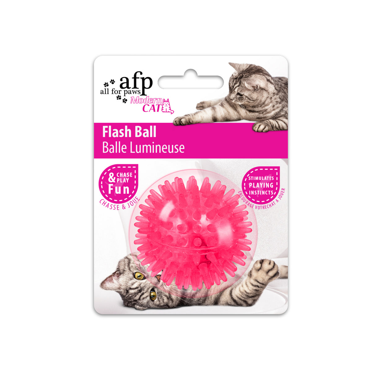 All for paws Jucarie Flash Ball pentru Pisici