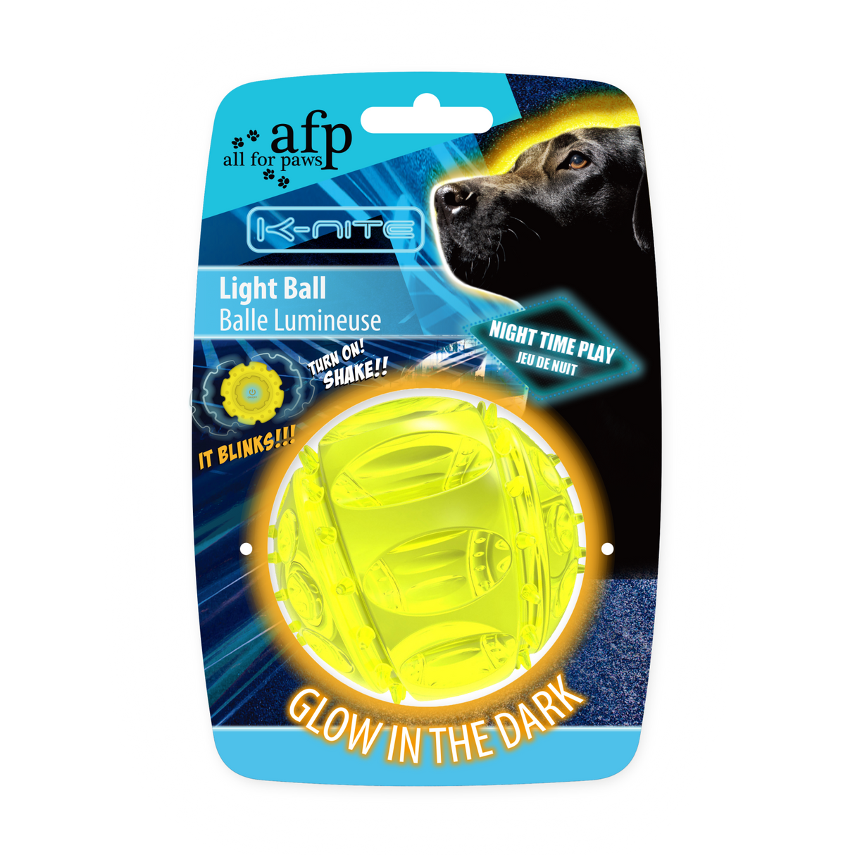 Afp All for paws Jucarie Light Ball Shaker pentru Caini - imagine 1