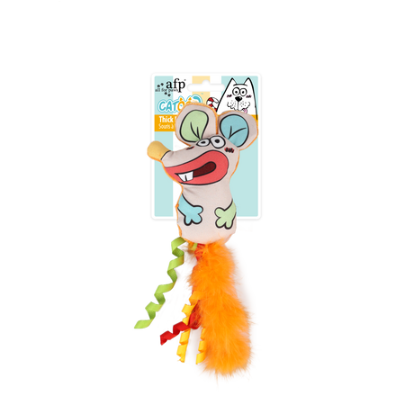 All for Paws Jucarie Thick Lip Mouse cu Catnip