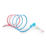 Afp All for Paws Jucarie Tunel Spiral Roz/Albastru pentru Pisici - imagine 2