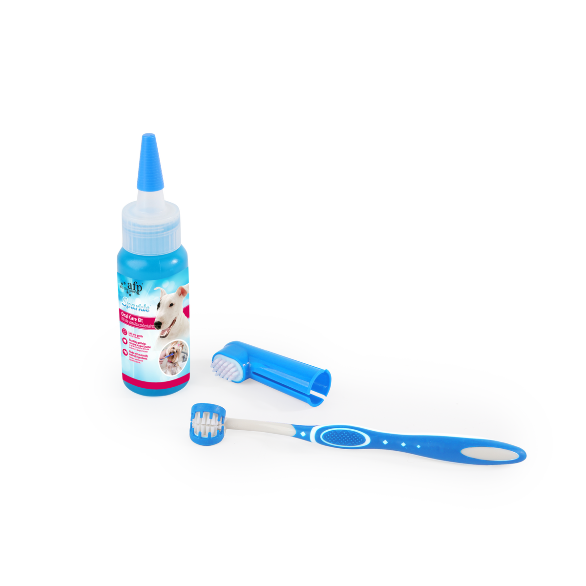All for Paws Sparkle Oral Care Kit pentru Caini si Pisici