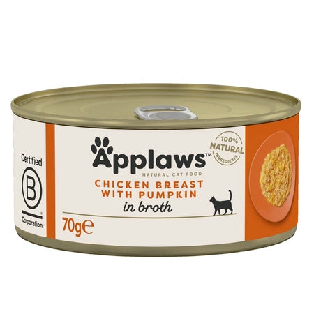 Applaws Applaws Cat Adult Conserva Piept Pui Cu Dovlecel - imagine 1
