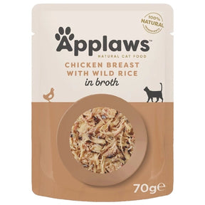 Applaws Applaws Cat Adult Plic Piept Pui Cu Orez Salbatic - imagine 1