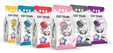 Asternut Igienic Cat Town Mango si Pepene Galben pentru Pisici