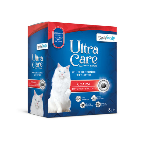 Benty Sandy Ultra Care Asternut Igienic Ultra Care Coarse Pisici Par lung si Pisici Mari - imagine 1