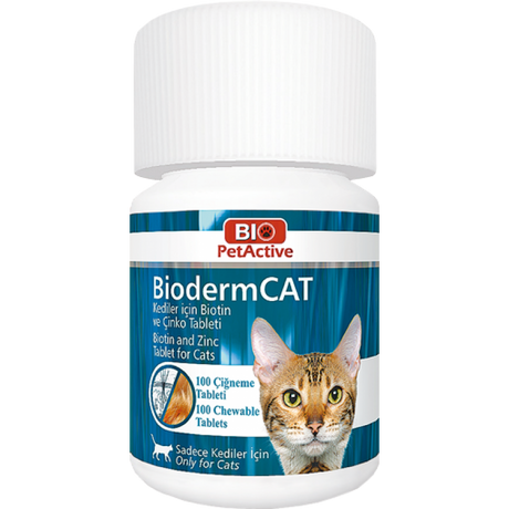 Bio PetActive Bio PetActive Biodermcat 100 Tabs (Biotin and Zinc Tablet)
