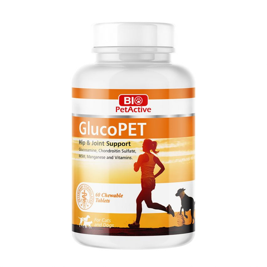 Bio PetActive Bio PetActive GlucoPet Suport Articular pentru Caini si Pisici 60 Tablete