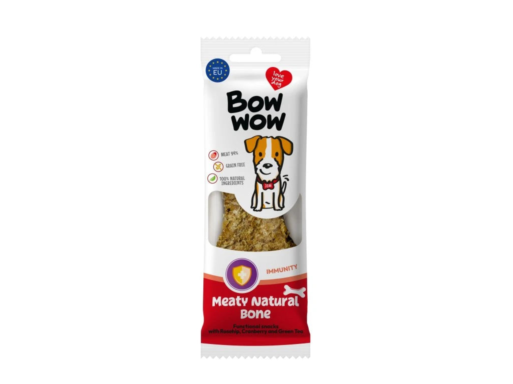Bow Wow Recompensa Natural Meaty Bone Immunity 28 Gr