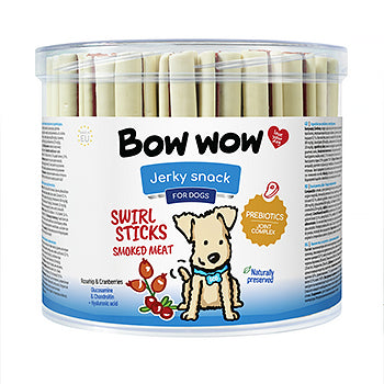 Bow Wow Bow Wow Recompense pentru caini natural sticks cu carne 55 buc/pach - imagine 1