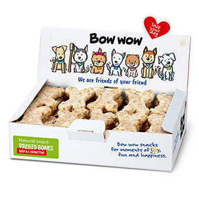 Bow Wow Bow Wow Recompense pentru caini os natural cu vita si L-carnitine 30buc/box - imagine 1