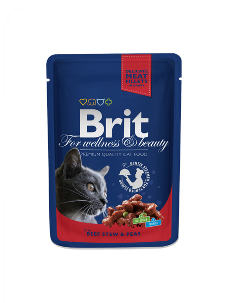 Brit Premium Brit Premium Cat Adult Vita si Mazare Plic