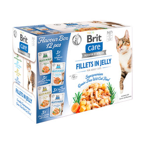 Brit Care Brit Care Cat Mix Fileuri Savuroase in Jeleu 12x85 Gr