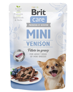Brit Care Brit Care Dog Mini Venison Fillets in Gravy Plic