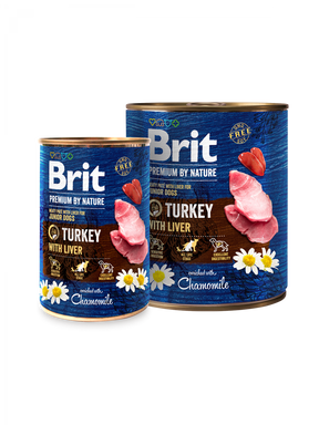 Brit Premium Brit Premium by Nature Junior Turkey with Liver Conserva