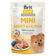 Brit Care Brit Care Dog Mini Rabbit and Salmon Fillets in Gravy Plic 85 G