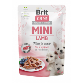 Brit Care Brit Care Dog Mini Puppy Lamb Fillets in Gravy Plic 85 g - imagine 1