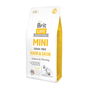 Brit Care Brit Care Mini Grain Free Hair and Skin Somon si Hering - imagine 1
