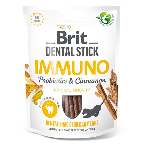 Brit Care Brit Dental Stick Immuno with Probiotics & Cinnamon