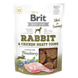Brit Care Brit Dog Adult Jerky Meaty Coins cu Iepure si Pui