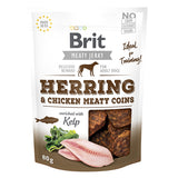 Brit Care Brit Dog Jerky Snack Meaty Coins cu Hering si Pui - imagine 1