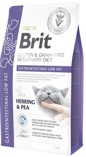 Brit Brit GF Veterinary Diets Cat Gastrointestinal Low Fat