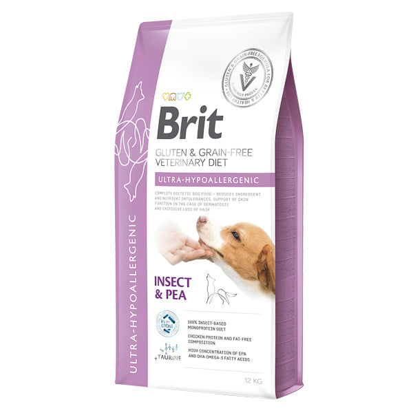 Brit Brit GF Veterinary Diets Ultra Hypoallergenic Caine 12 Kg