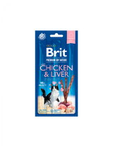 Brit Premium Brit Premium By Nature Cat Sticks With Chicken and Liver (3 sticks) - imagine 1