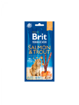 Brit Premium Brit Premium By Nature Cat Sticks With Salmon and Trout (3 sticks) - imagine 1
