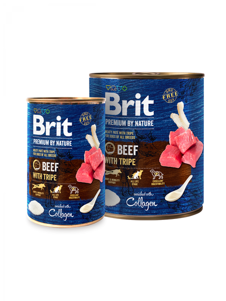 Brit Premium Brit Premium by Nature Dog Beef with Tripes Conserva - imagine 1