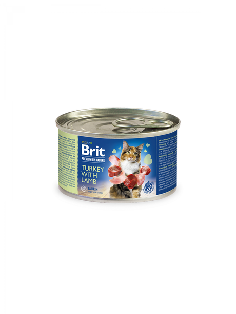 Brit Premium Brit Premium Cat Adult Curcan cu Miel Conserva 200 Gr - imagine 1