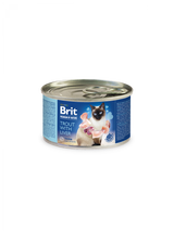 Brit Premium Brit Premium Cat Adult Pastrav cu Ficat Conserva 200 Gr - imagine 1
